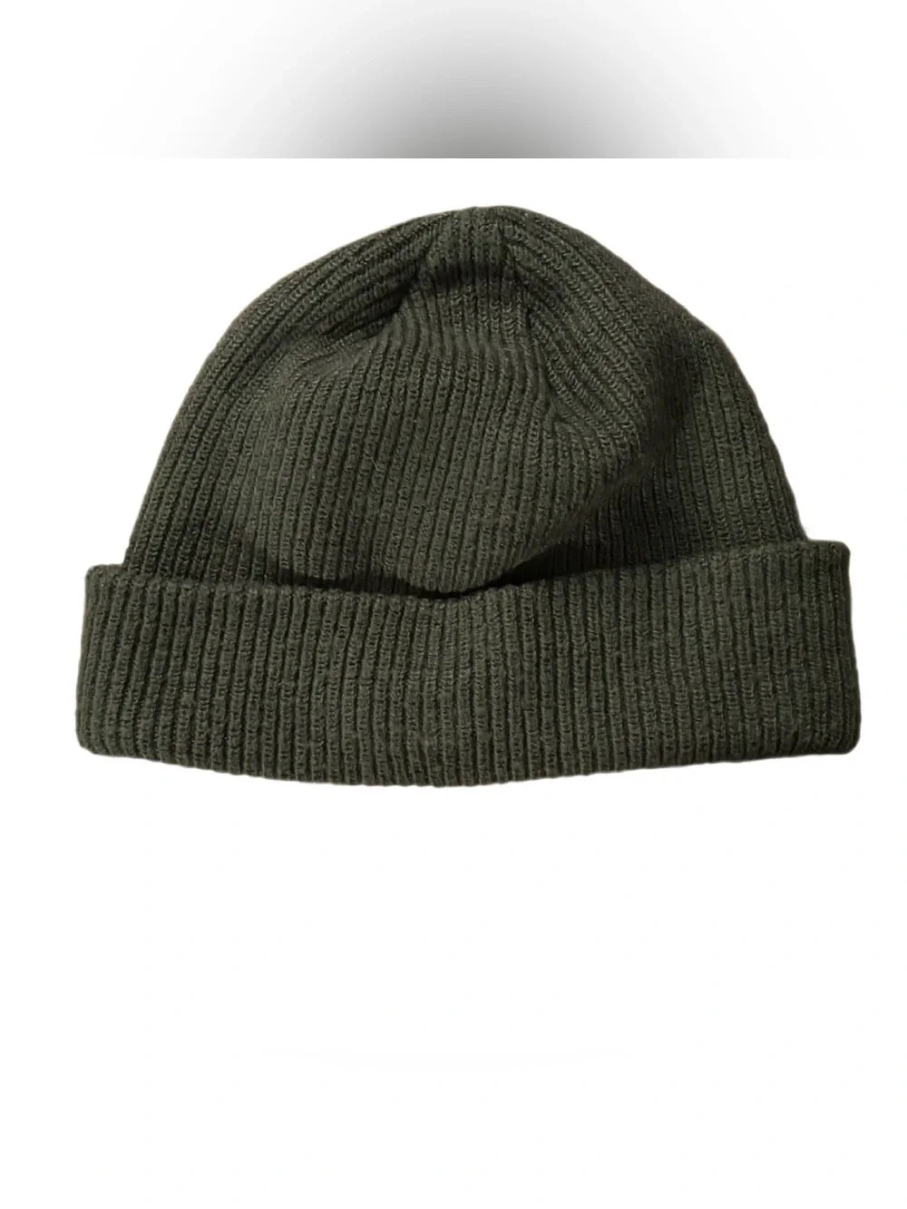 Stance Icon 2 Shallow Beanie Hat Olive Dark Green Knit Cuffed Fisherman Skater